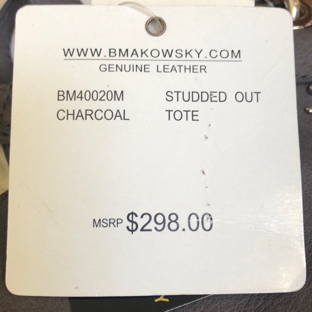 New B. Makowsky Studded Out Crossbody - Picture 7 of 7